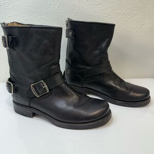 Frye Veronica Back Zip Short Moto Boots 6.5B